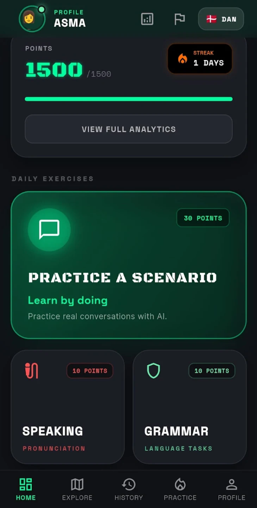Makker AI App Interface